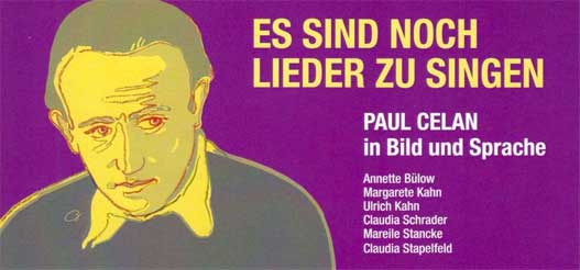 Paul Celan Ausstellung Claudia Schrader